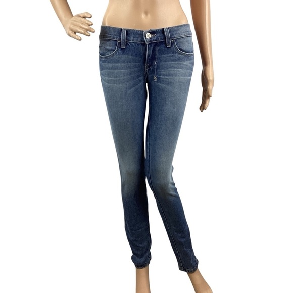 Ksubi Supper Skinny Zip Jeans Vintage Indigo Mid-Rise Blue Size 26 - Picture 1 of 7